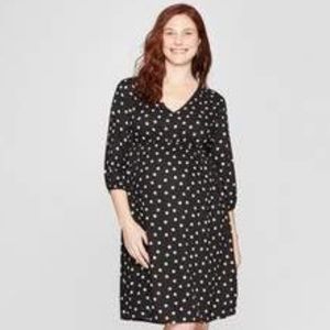 Polka Dot Maternity Dress